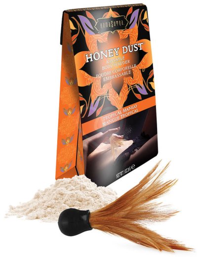 Ароматная пудра для тела KamaSutra Honey Dust Tropical Mango Манго 28 г фото 2