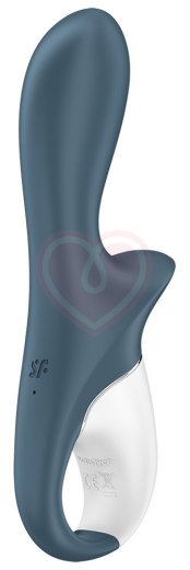 Анальный расширяемый вибратор Satisfyer Air Pump Booty 2 серый фото 5