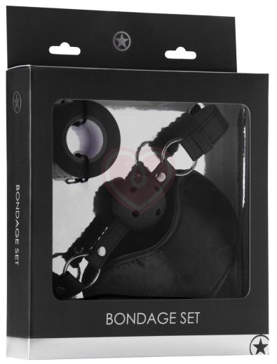 Набор для бондажа Ouch! Bondage Set чёрный фото 2
