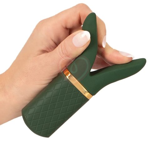 Мини-вибратор с двумя кончиками Emerald Love Luxurious Split Tip фото 4