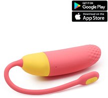 Виброяйцо с управлением со смартфона Magic Vini оранжевое