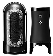 Мастурбатор с вибрацией и вращением Tenga Flip Zero Electronic Vibrotation Black