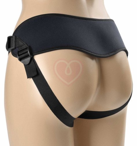 Трусики со штыком для насадок Sitabella Harness Dual Peak M чёрные фото 2