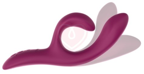 Вибратор для стимуляции зоны G и клитора We-Vibe Nova 2 малиновый фото 4