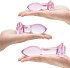 Набор стеклянных анальных пробок с розочками Glas Rosebud Butt Plug Set фото 2