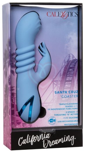 Вибратор Santa Cruz Coaster с подвижным кончиком и клиторальным стимулятором фото 5