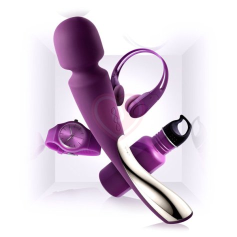 Массажёр LELO Smart Wand Large фиолетовый фото 4