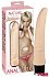 Анальный реалистичный вибратор Nature Skin Anal Vibe телесный фото 2