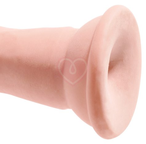 Фаллоимитатор на присоске King Cock Triple Density 18 см телесный фото 3