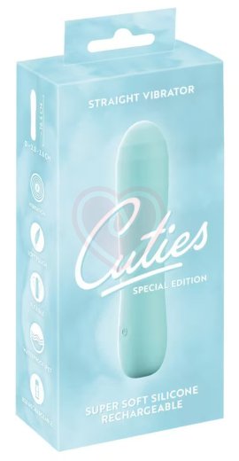 Классический вибратор Cuties бирюзовый фото 6