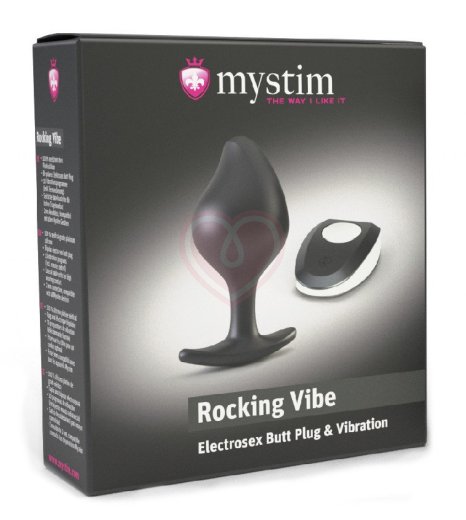Анальная вибропробка для электростимуляции Mystim Rocking Vibe S фото 3