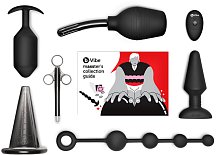 Профессиональный набор для анального секса Masster`s Degree Set черный