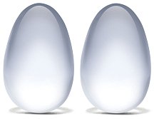Набор из 2 вагинальных шариков из стекла Glass Yoni Eggs Set