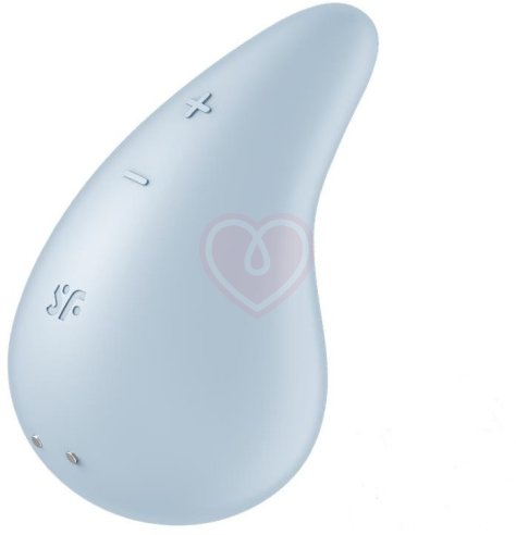 Вибратор для внешней стимуляции Satisfyer Dew Drop голубой фото 8