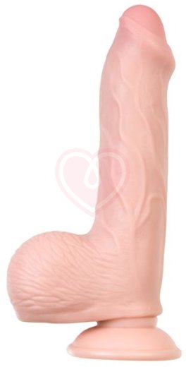 Реалистичный гнущийся фаллоимитатор на присоске My Babe My Sweety телесный 15 см фото 1
