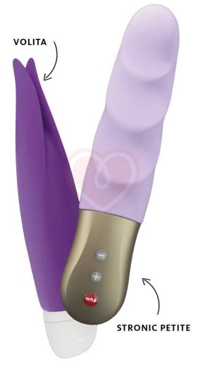 Набор с двумя игрушками Fun Factory All about your clit Stronic Petite + Volita фото 2