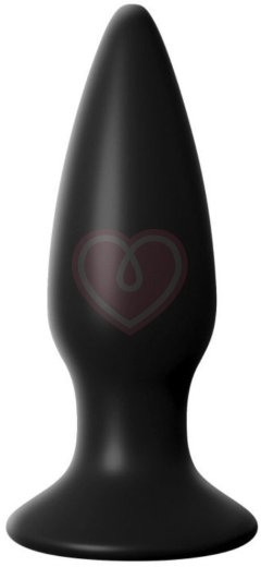 Анальная вибропробка Small Rechargeable Anal Plug малая черная фото 1