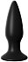 Анальная вибропробка Small Rechargeable Anal Plug малая черная фото 1