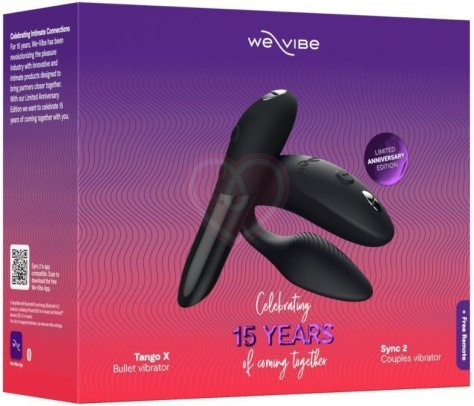 Набор вибраторов для пар We-Vibe 15 Year Anniversary Collection Tango X и Sync 2 фото 5