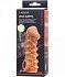 Насадка с шариками и отверстием для мошонки Kokos Cock Sleeve CS010-M фото 4