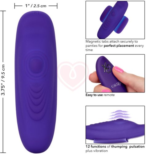 Вибратор для клитора с креплением Lock-N-Play Pulsating Panty Teaser фиолетовый фото 7