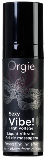 Гель с усиленным эффектом вибрации Orgie Sexy Vibe High Voltage 15 мл фото 1